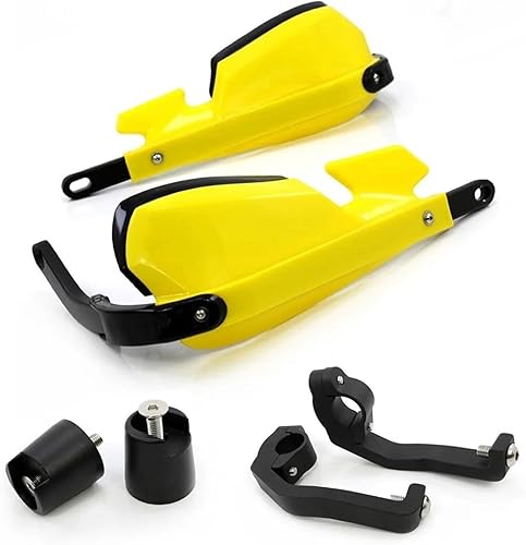 Protector de mano de motocicleta para Benelli TRK502 TRK 502X Leoncino 500 BJ500 BJ500 Protector de mano protector de parabrisas (color amarillo)