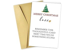 Cute Boss Christmas Card, Merry Christmas Boss Holiday Card