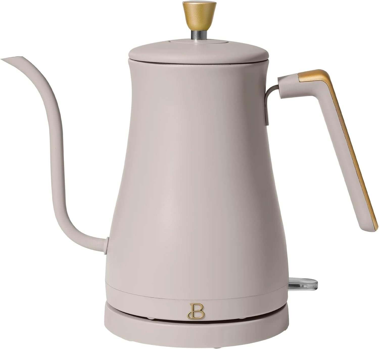 1-Liter Electric Gooseneck Kettle, 1200W Fast Heating Pour Over Coffee and Tea Kettle with Precise Spout, Tomato Red
