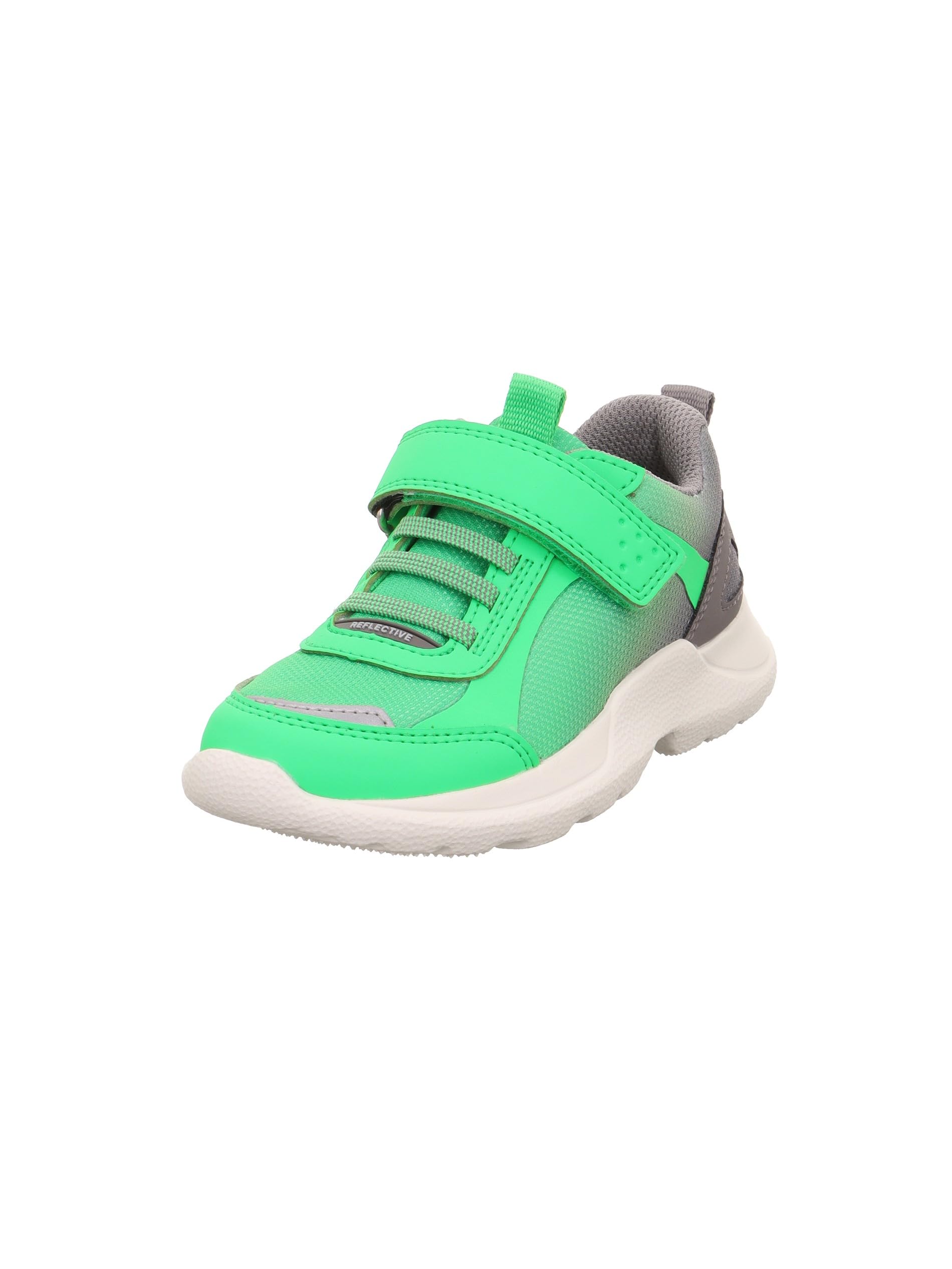 Superfit Boys' Rush Trainers, Light Green, Light Grey 7520, 2.5 UK