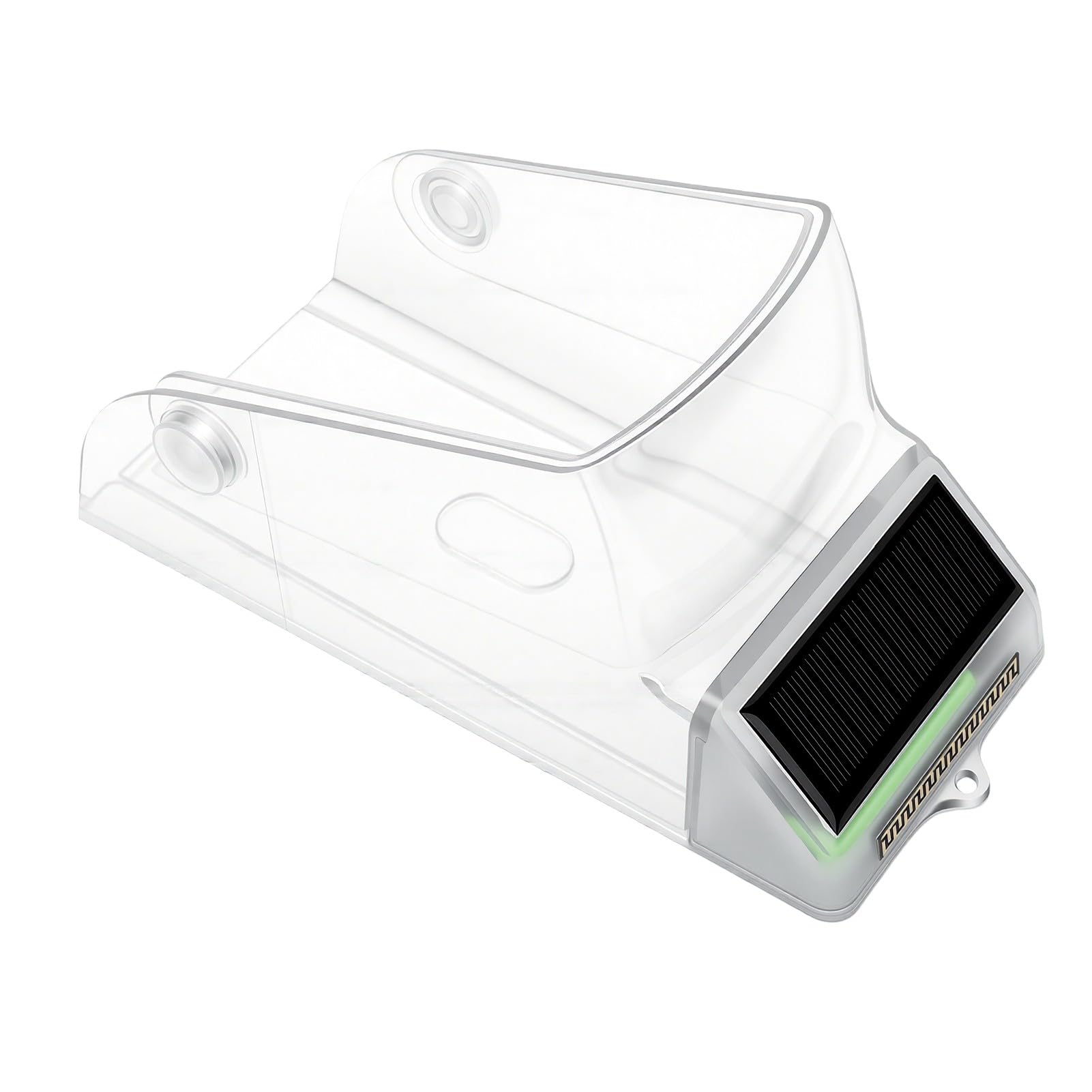 Generic Couvercle de Sonnette Solaire Transparent pour une Protection Améliorée et des Fonctionnalités de Rotation à 30° pour Toutes les Conditions Météorologiques - Matériau PC Durable