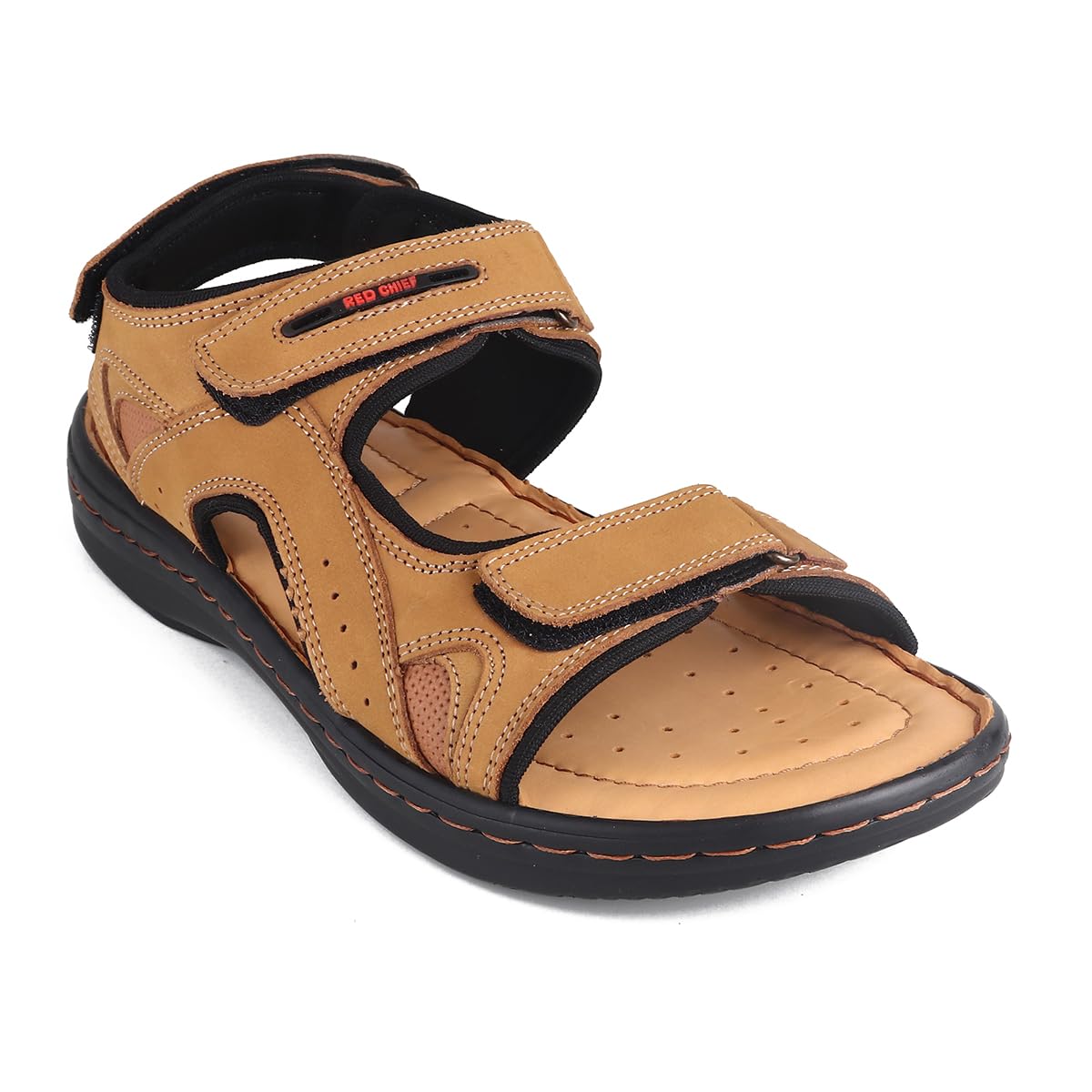 Red Chief Formal | Leather Sandal for Men | Rust | PU Sole (B09BG88V15) Amazon Price History, Amazon Price Tracker