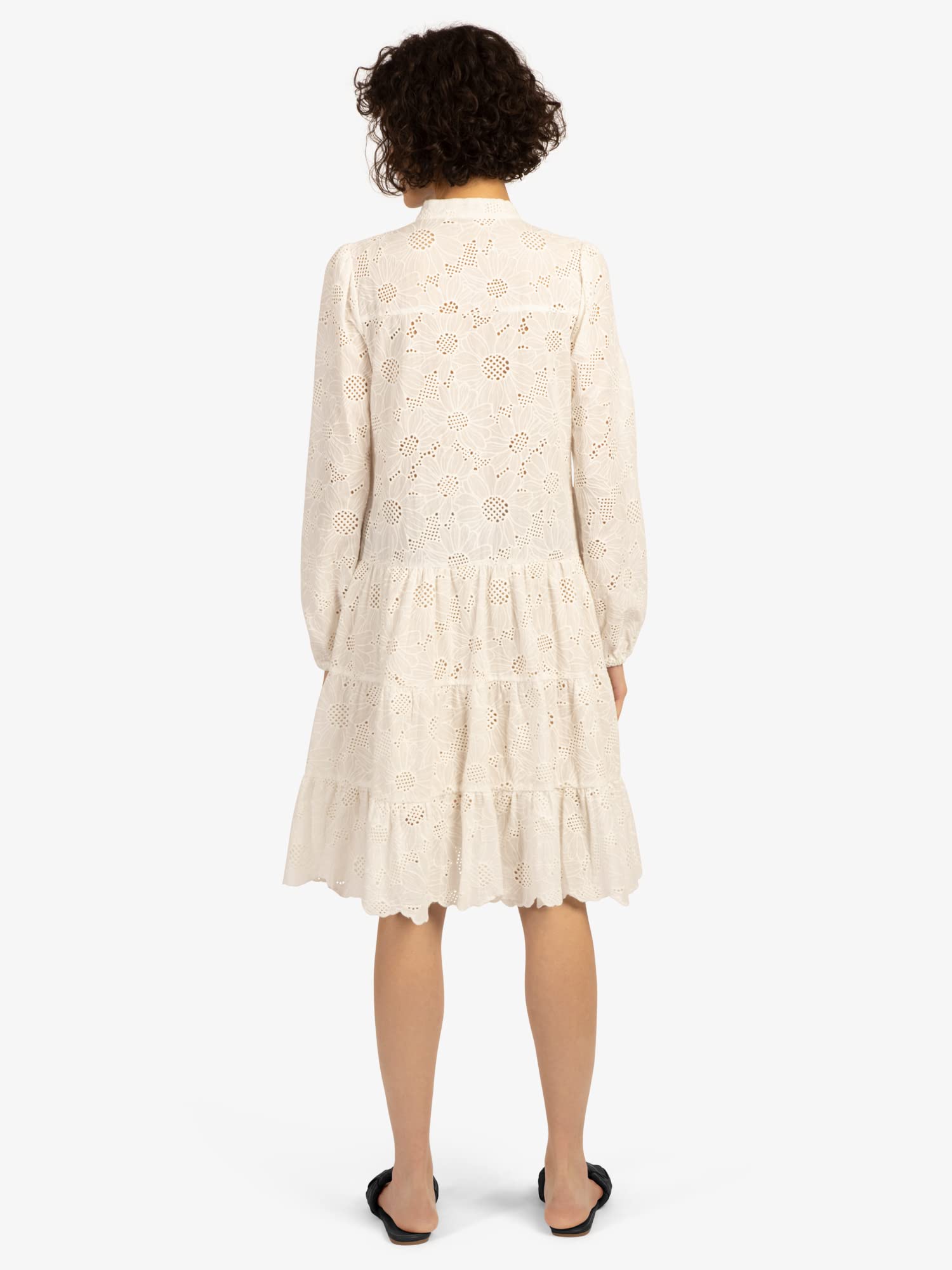 ApartFashion Women's Summer Dress, Cream, 10 - Image 3