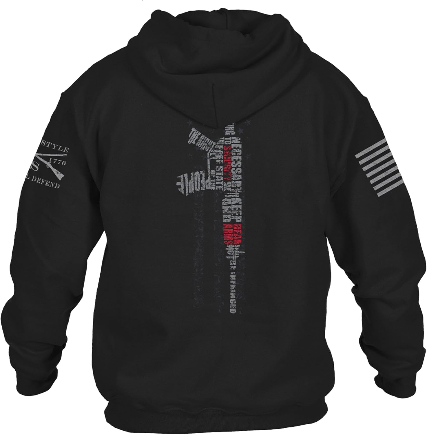 Grunt Style Second Amendment 2.0 Men's Pullover Hoodie - Image 4