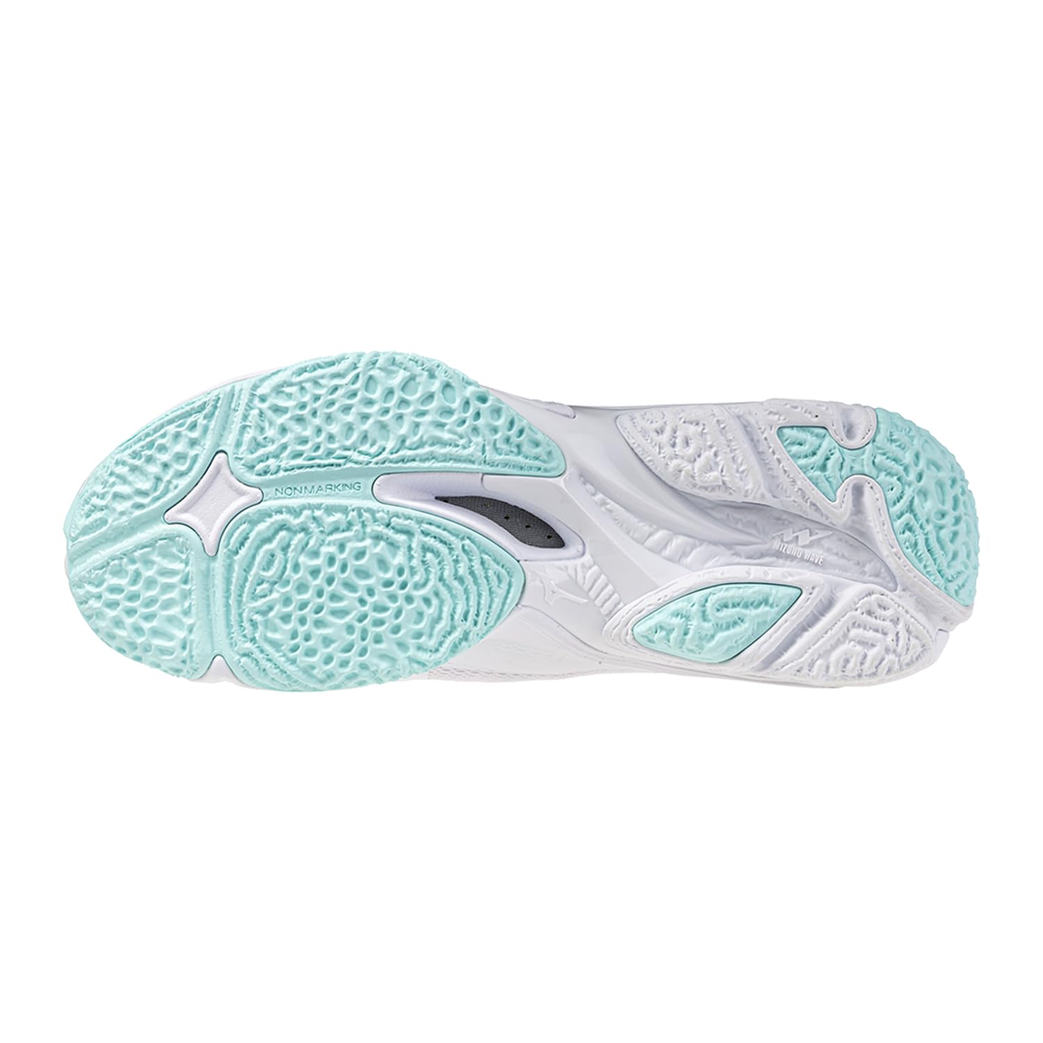 Mizuno Wave Lightning Z8 Mid, Scarpe da Pallavolo Donna, White/Blue Tint