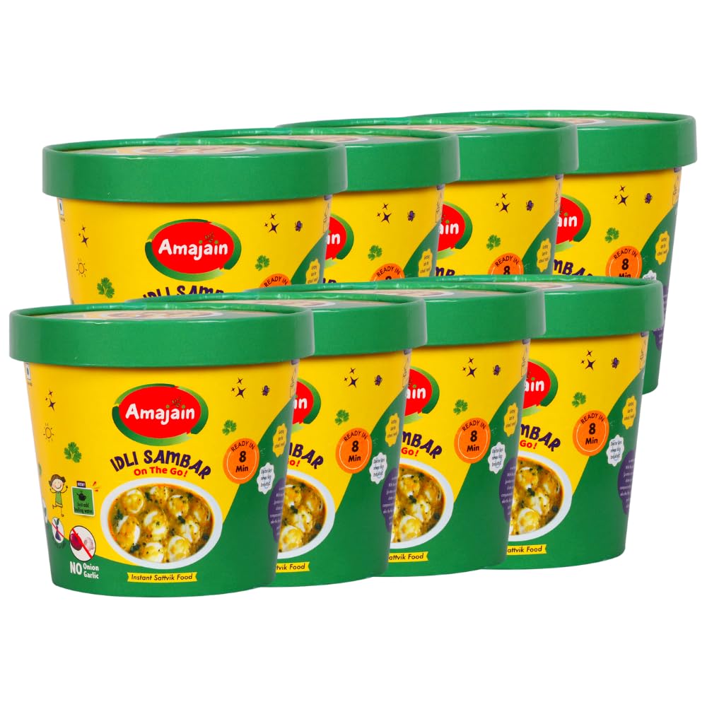 See full amazon price history chart for Amajain Instant Sattvik Healthy Idli Sambar, Ready-to-Eat, No Added Preservatives, No Added Flavours, Jain-Friendly, 90g (Pack of 8) Amajain Instant Sattvik Healthy Idli Sambar, Ready-to-Eat, No Added Preservatives, No Added Flavours, Jain-Friendly, 90g (Pack of 8) (B0BNLBWJ7T) Amazon Price History, Amazon Price Tracker