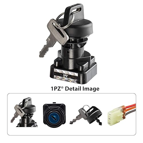 Miniatura 7 de 1PZ LZ4-K01 - Llave de encendido para Suzuki LT-Z400 Quadsport LTZ400 LTZ400Z 2003-2007  LTF500F 1998-2002  LTA500F 2000-2001  LTZ250 QUADSPORT