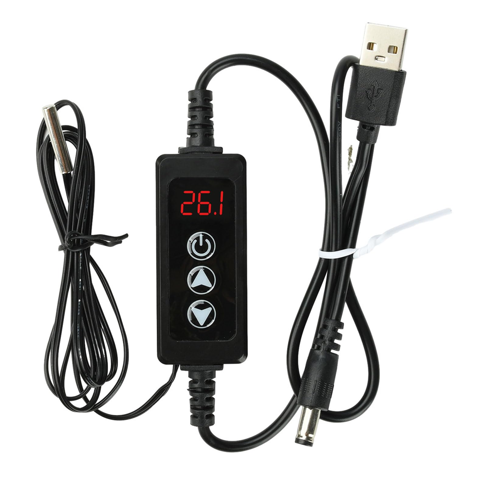 Mode Thermostat with Waterproof Probe Programmable Thermostat Controller for Accurate Temperature Sensing Incubator
