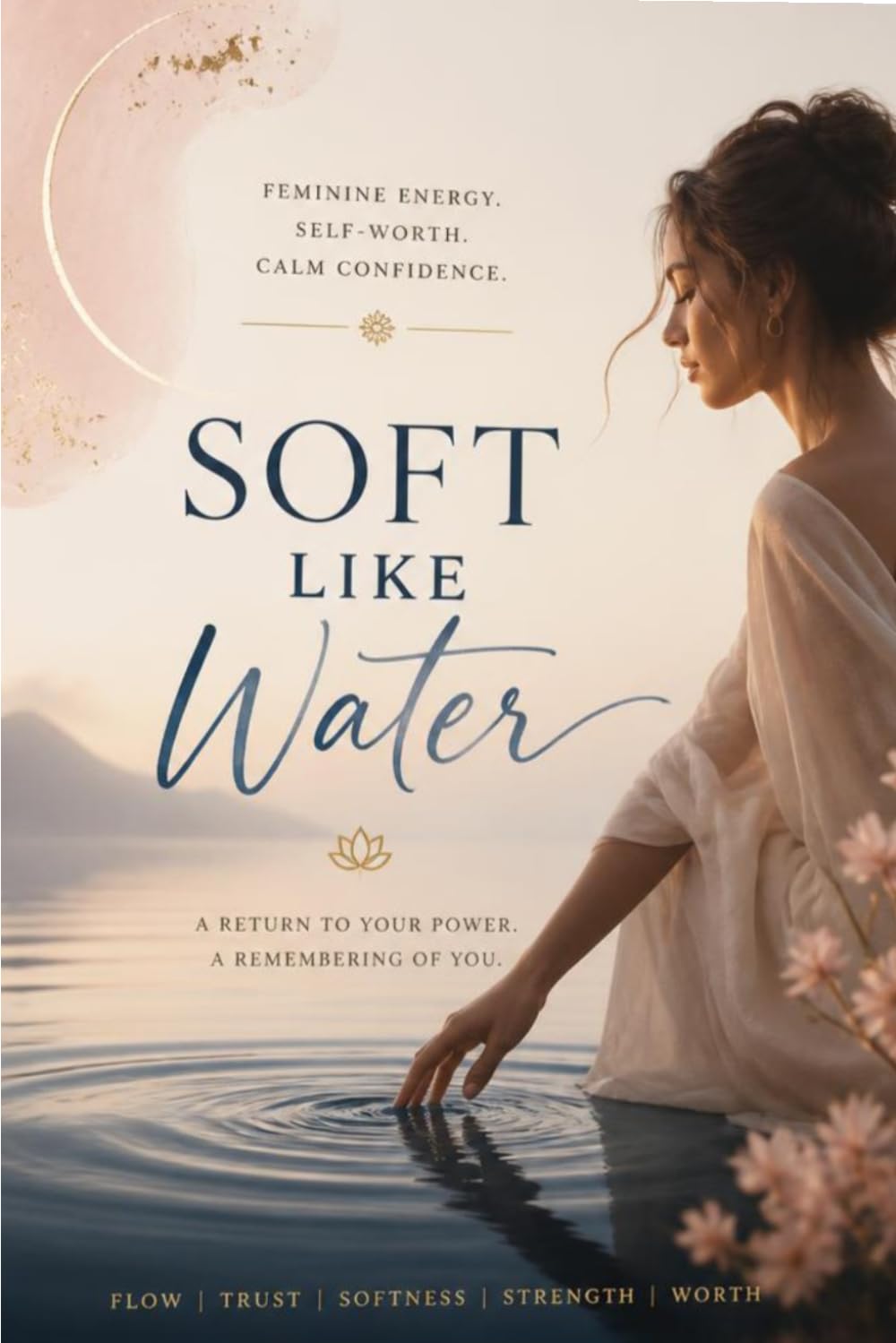 Soft Like Water: A Feminine Energy Guide to Self-Worth, Calm Confidence & Emotional Power