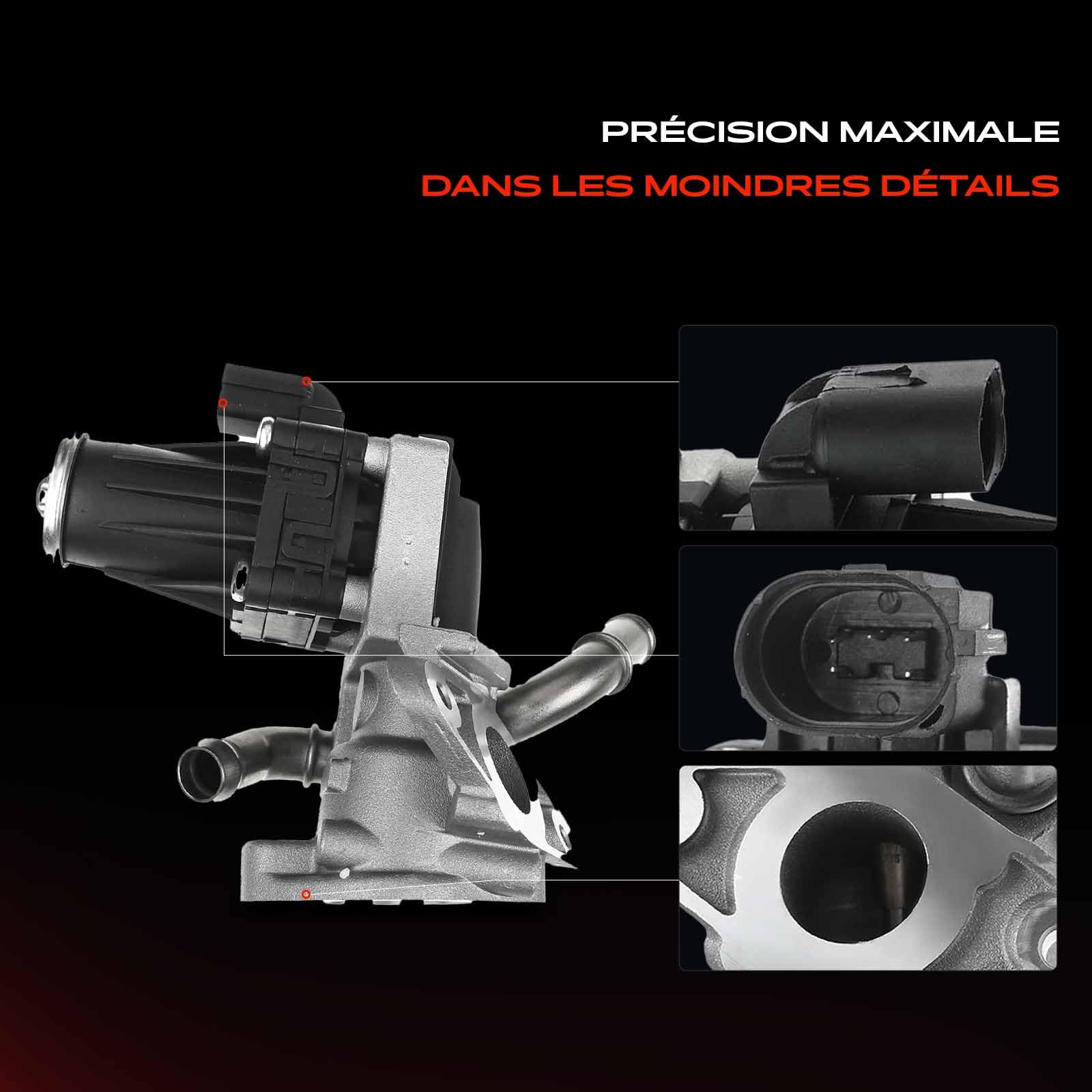 Frankberg Vanne EGR (recirculation des gaz d'échappement) | BK2Q9D475CC; Compatible avec: Bus Transit V363 FAD FBD, Boîte de transit FA, Boîte de transport personnalisée V362