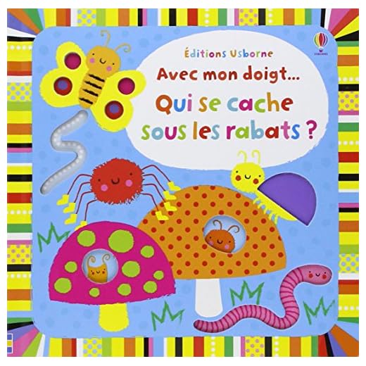 Qui se cache sous les rabats ? - Avec mon doigt... Livres à toucher - Dès 6 mois