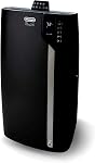 DeLonghi Portable Air Conditioner 14,000 BTU,cool extra large rooms up to 700 sqft,remote,energy saving mode,extremely quiet,dehumidifier,fan,programmable,window venting kit,AC Unit for room,EX390LVYN