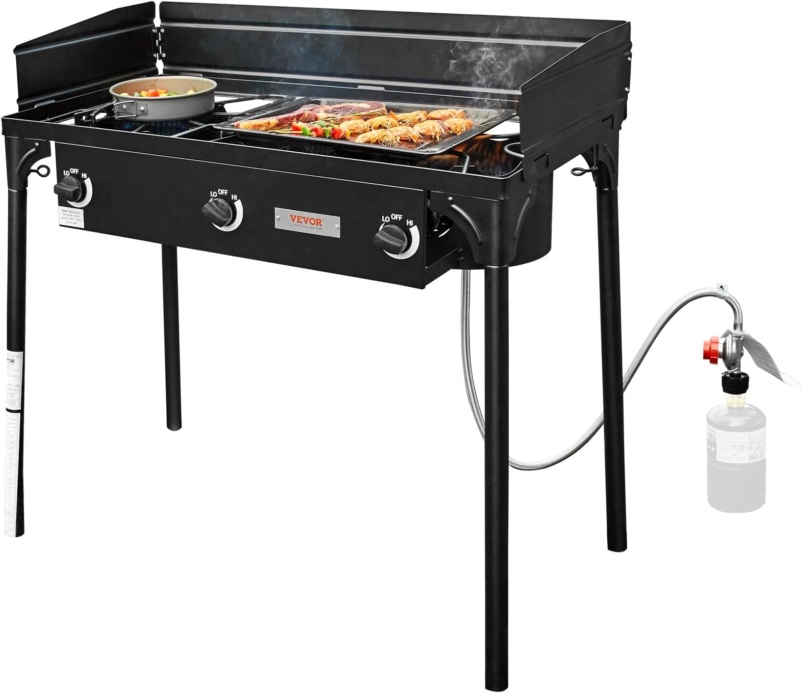 Martin Portable Outdoor Propane Burner Cooker Stand
