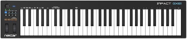 Nektar GX61 USB MIDI Keyboard, Czarny, 61 Klawiszy