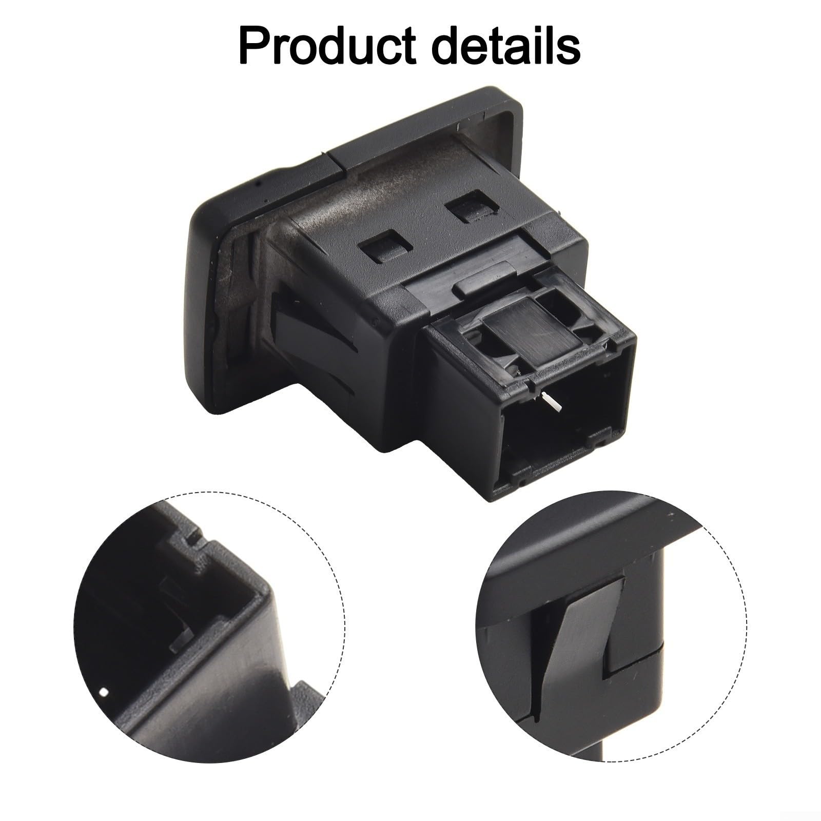 Modulo adattatore AUX Media Player USB 735547937 compatibile con Fiat 500 500C per Panda per Punto per Linea per Grande per Punto 2007-2017 Connettore interfaccia audio auto nero