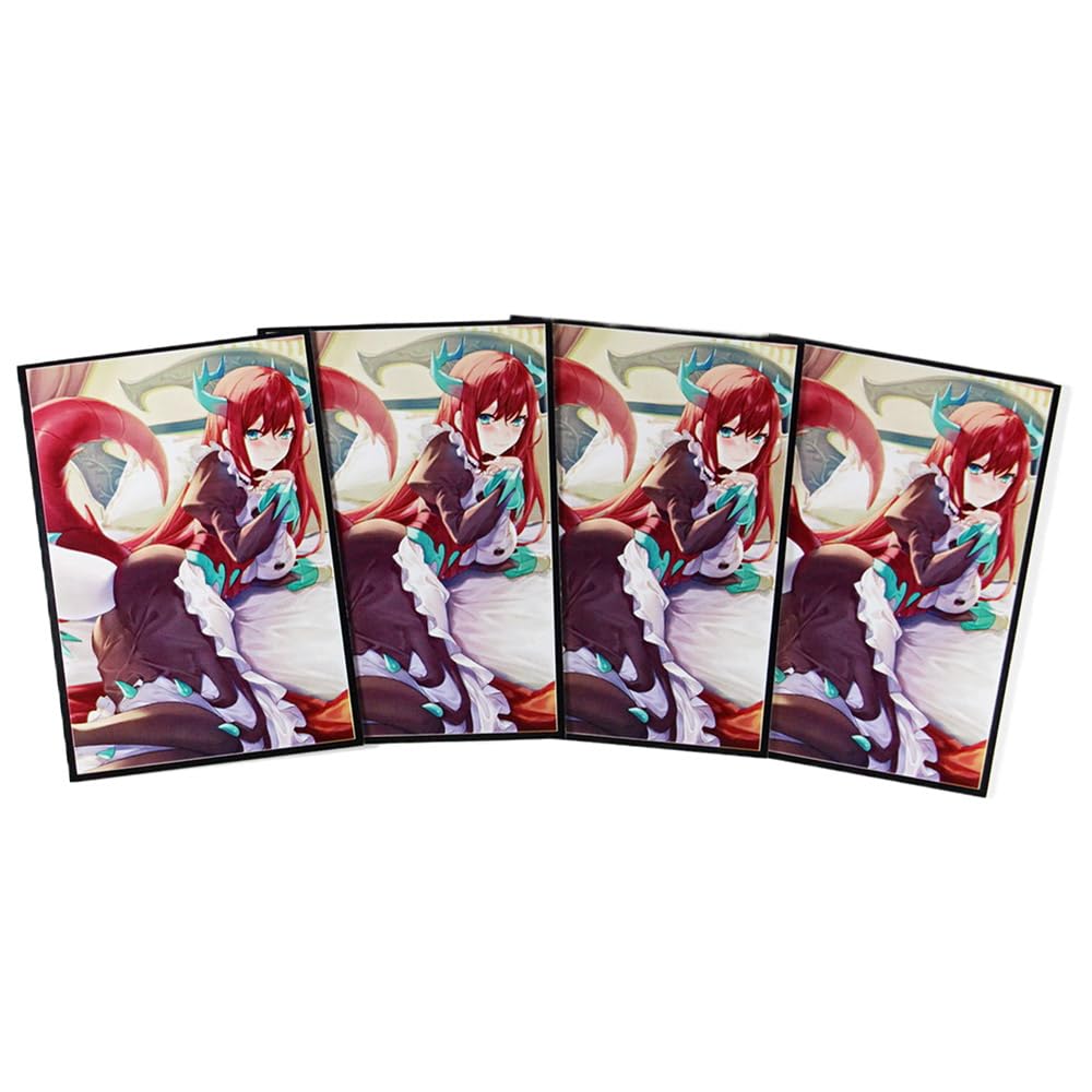 HAND MAID MAY トレーディングカード Amazon.com: 60ct Dragonmaid Girl Anime Top Loading Trading
