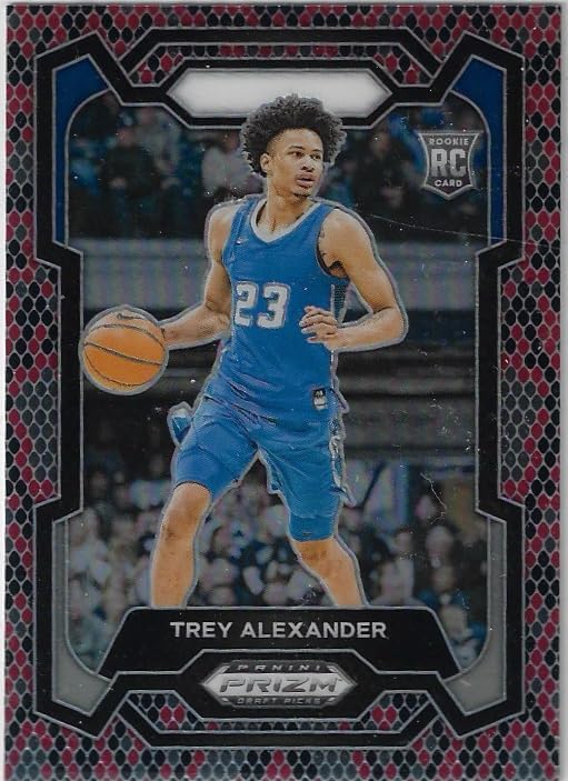 Trey Alexander SSP Snakeskin Prizm Draft Picks Collectible Football Card - 2024 Panini Draft Picks Football Card #85 (Pelicans)