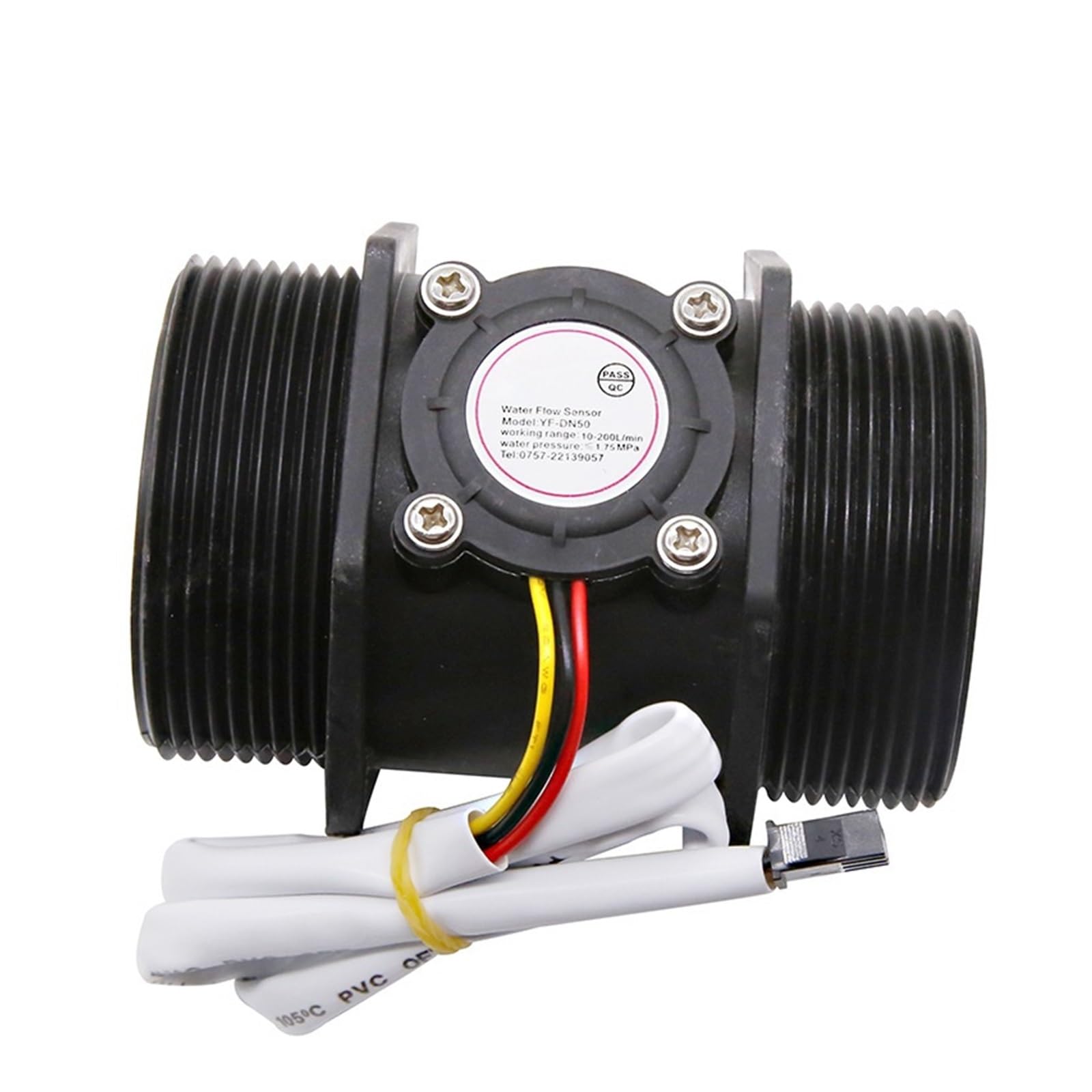Débitmètre de capteur de débit d'eau 2 "DC5-18V, capteur de débit à effet Hall, commutateur de capteur de liquide de contrôle de l'eau - Longue durée