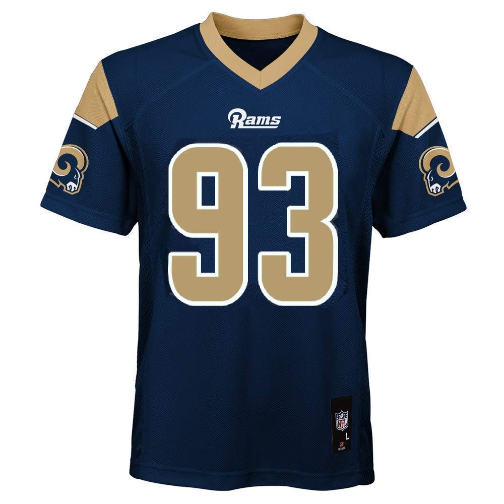 Ndamukong Suh Los Angeles Rams NFL Youth 8-20 Navy Home Mid-Tier Jersey
