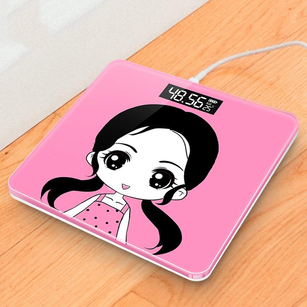Electronic weight scale adult healthy body called USB charging scale I want to fly freely (Design : A)-image-14