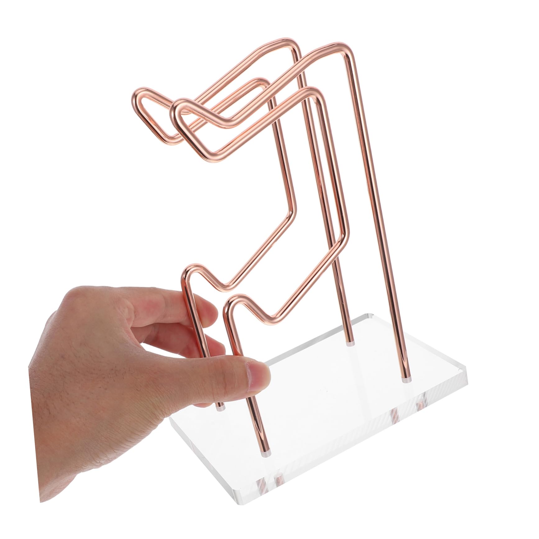 Soporte De Auriculares y Controlador De Base Acrílica Organizador De Escritorio Para Accesorios De Gaming Almacenamiento Funcional y Diseño Moderno