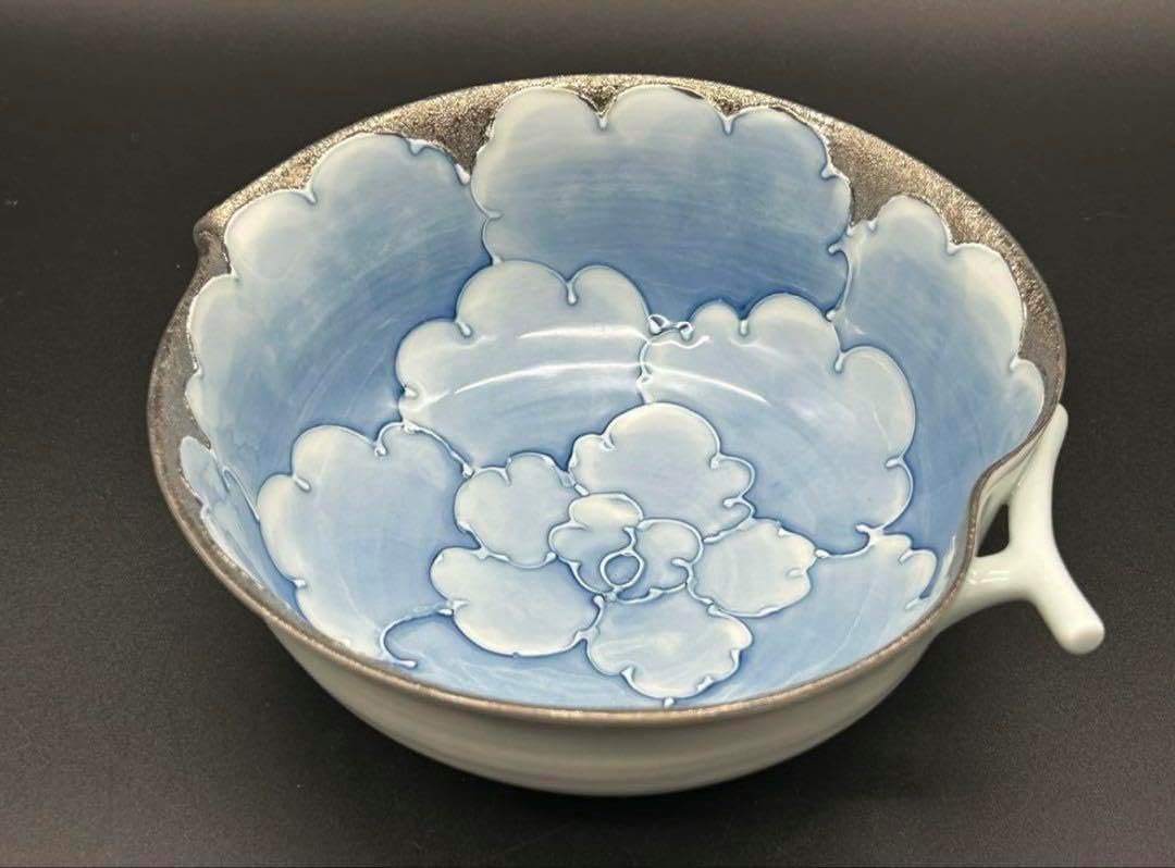 九谷焼のどんぶり鉢 九谷梁山赤絵蓋付丼鉢 | 和食器リサイクル通販専門