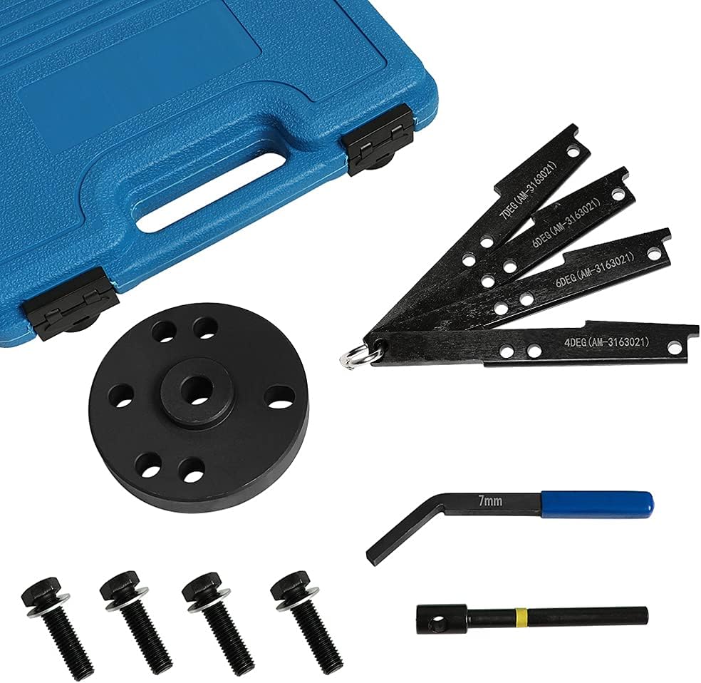 Blасk Frіdау - 40% оƒƒ 3163021 Camshaft Timing Tool Kit Compatible with Cummins ISX X15 Engine 4/6/ 7 Degree Wedge 7MM Engine Brake Adjustment Tool Cam Gear Puller 3163020 3163069 3163530