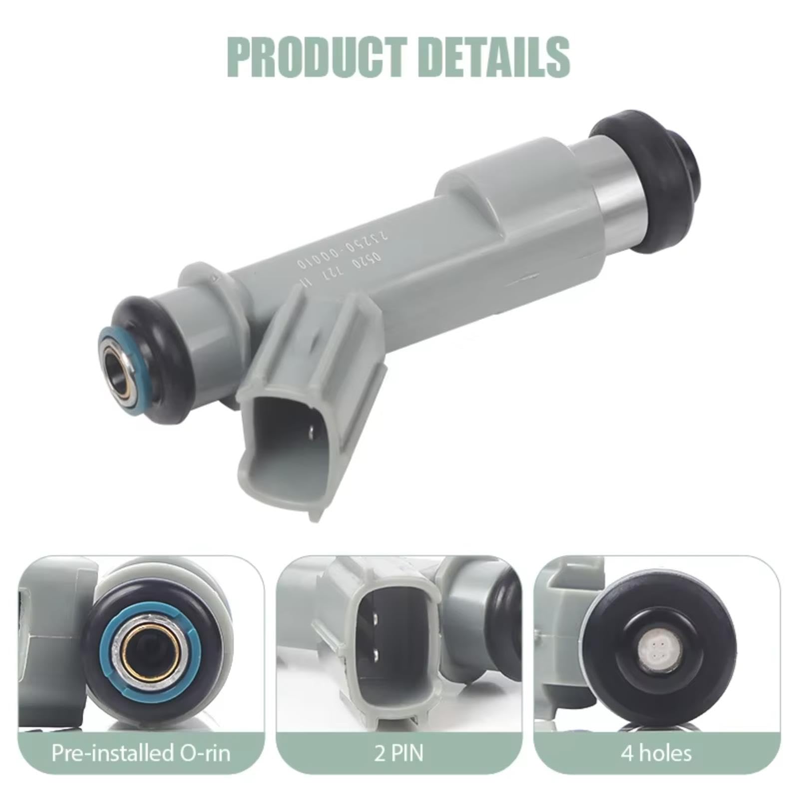 Buse D'injecteur Carburant Pour Citroën Pour C1 1.0 1KR-FE 2005–2014