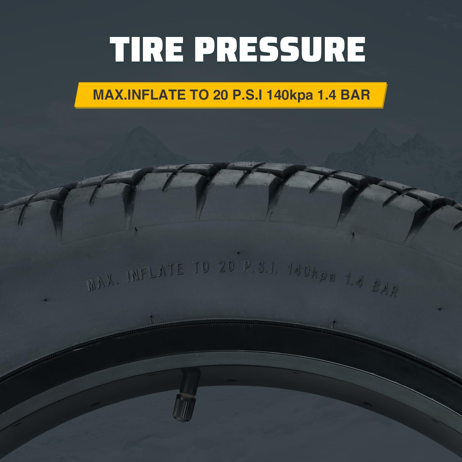 WEEROCK Fatbike - Pneumatico per bicicletta elettrica da 16/20/26 x 4,0 pollici, ad alte prestazioni, pieghevole, ricambio per tutti i tipi di terreno