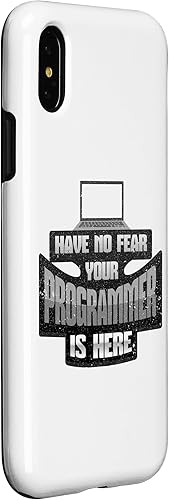 Vista 9 de Funda programadora para iPhone 12 Pro Max con programador de programación no tiene miedo