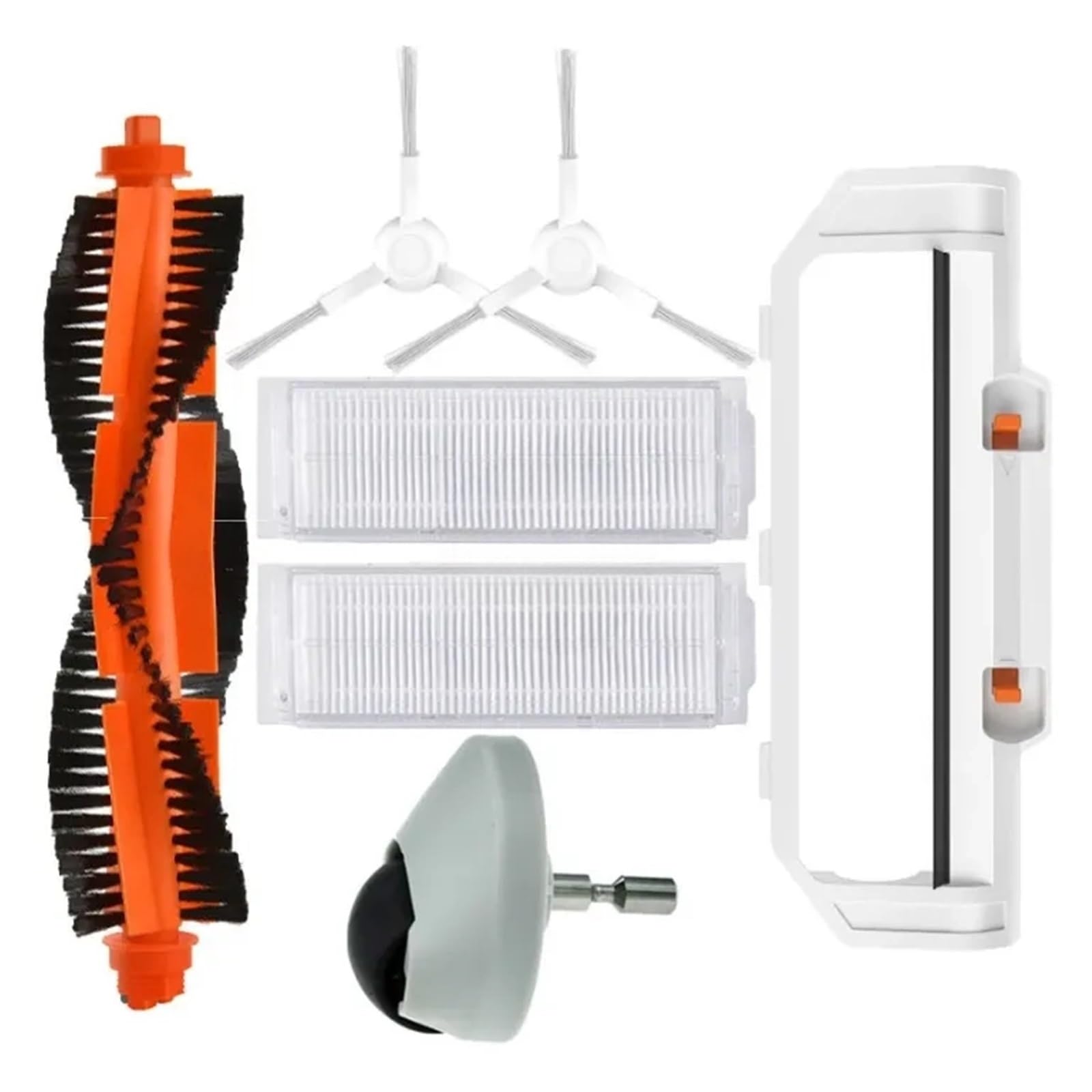 PORRSYDCD Main Brush Hepa Filter Mop Cloth，Compatible With Xiaomi S10 / S12 / T12 Accessories Vacuum Cleaner Spare Parts Replacement(QKL)