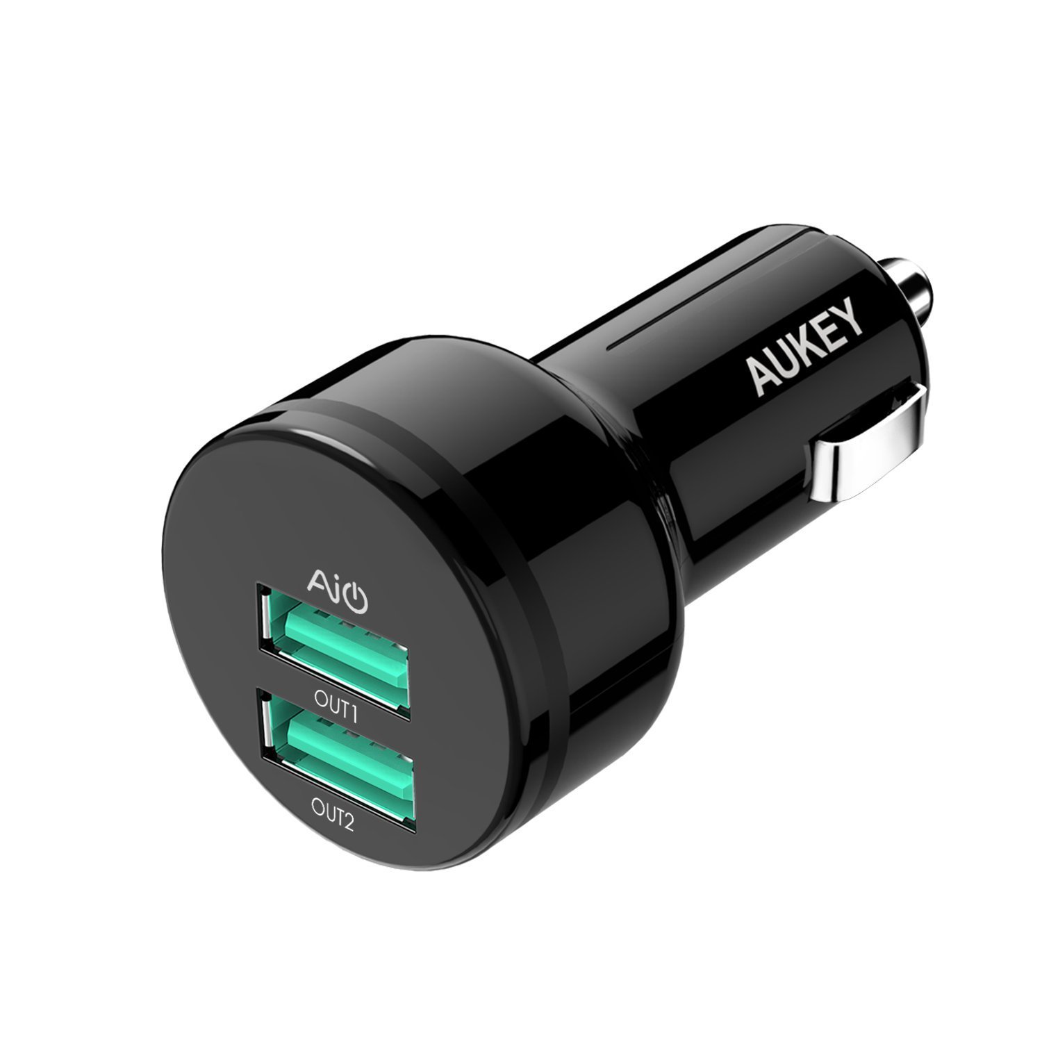 AUKEY Cargador de Coche 24W Dos Puertos con Tecnología AiPower ...