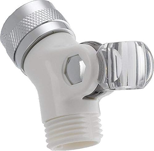 Delta Faucet U4002-WH-PK Pin Mount Conector giratorio para ducha de mano, color blanco