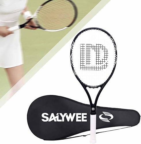 Miniatura 2 de Raqueta de tenis ligera con bolsa de transporte para actividades en el parque, color plateado