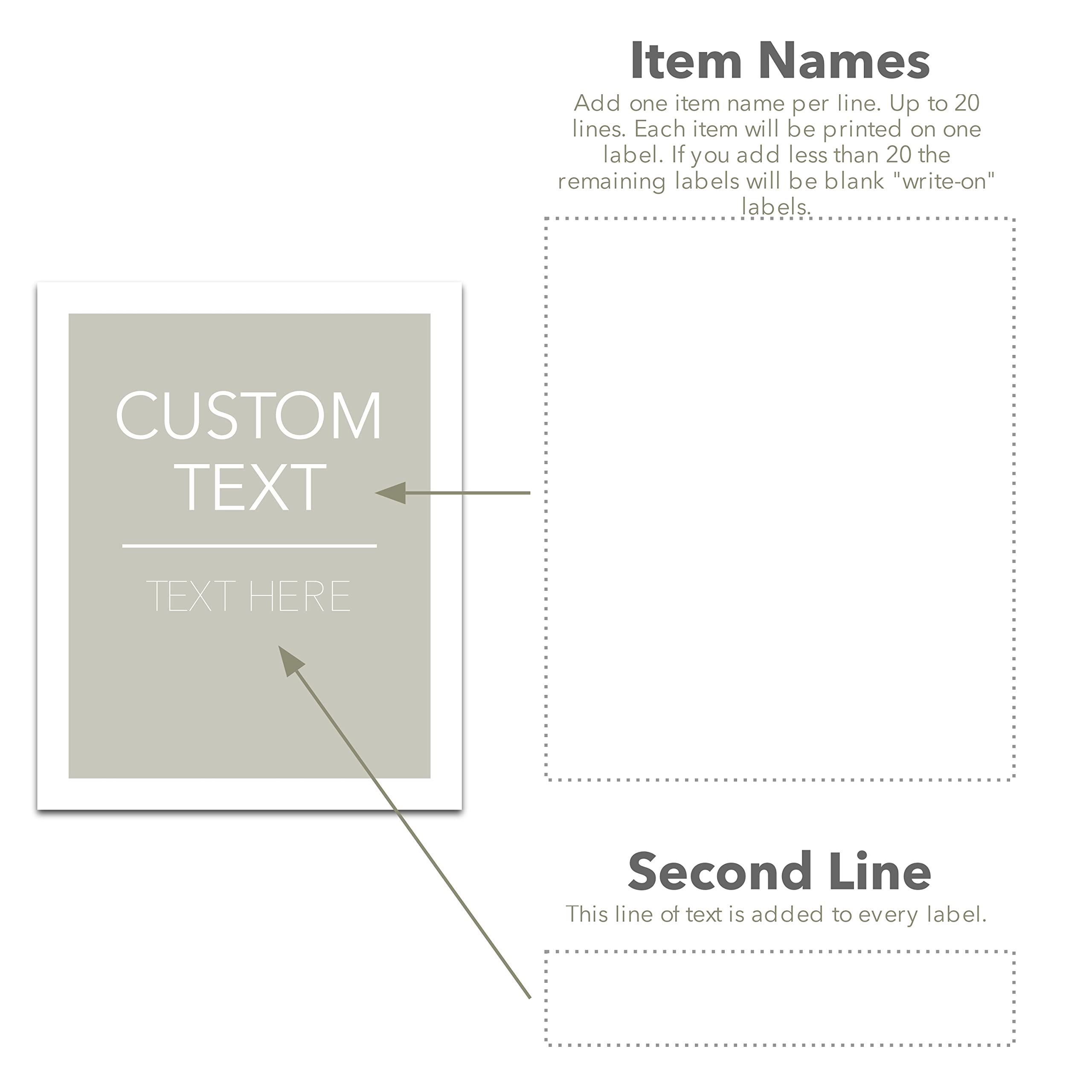 Custom Minimalist Labels for Spice Jars | Personalized Pantry Labels for Spices | Stickers for Organizing Kitchen Pantry