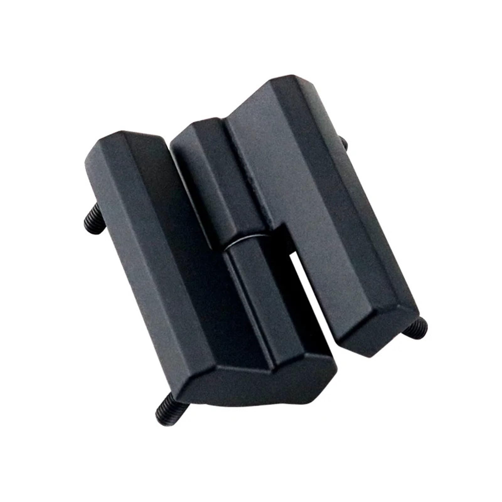 Zinc Alloy Black Detachable Hinge Industrial Machinery Equipment with Screw Embedded Hinge 1Pcs(Black Left)
