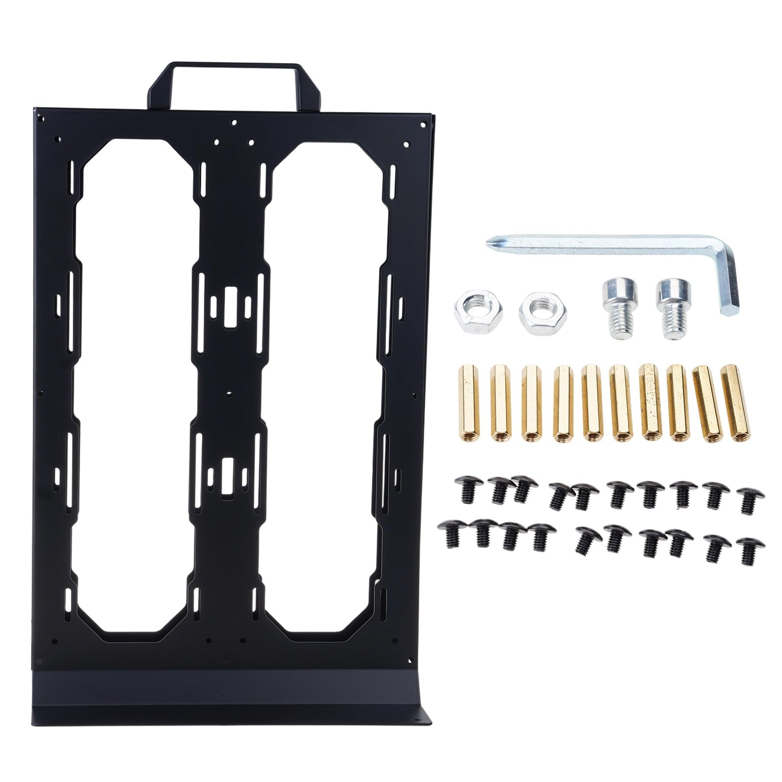 swynrf High Efficiency 360x2 External Radiators Bracket for Enhances Cooling Metal Construction Toolless Installation For Multi