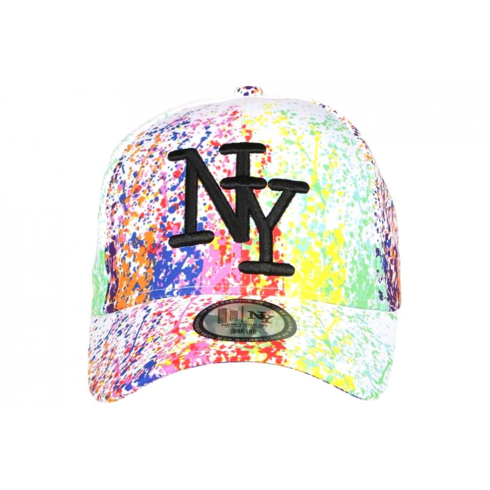 Casquette Enfant Blanche Verte Tags Tendance NY Paynter 7 a 12 ans