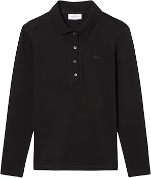 トップス Lacoste long sleep polo shirt 6 black Amazon.com: Lacoste Women's Women's Long Sleeve Slim Fit Stretch