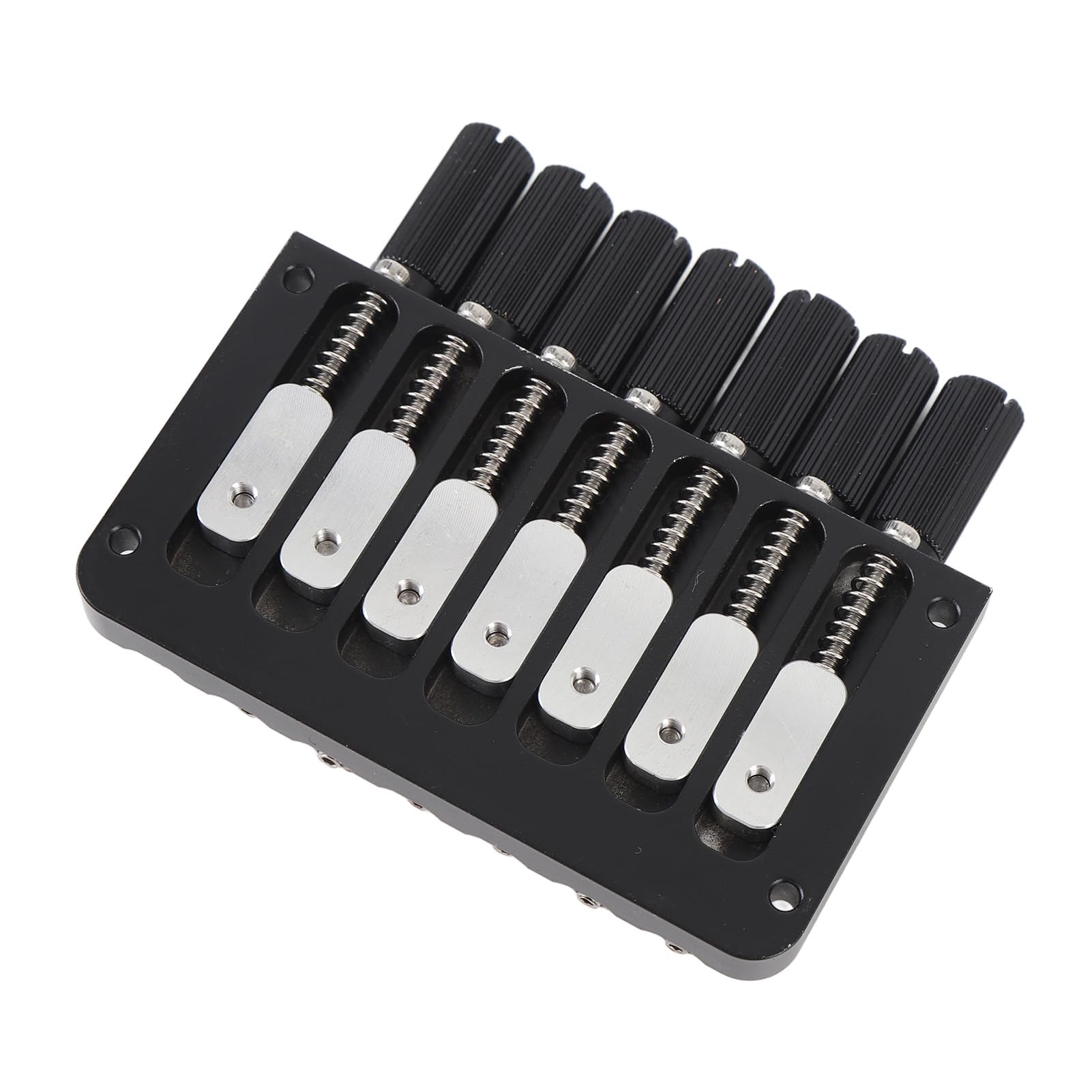 Bnineteenteam Sostituzione del Ponte per Chitarra Senza Testa, Aggiornamento a 7 Corde in Ottone e Acciaio Legato per Chitarra Elettrica con Regolazione Tonale Migliorata e Installazione Rapida