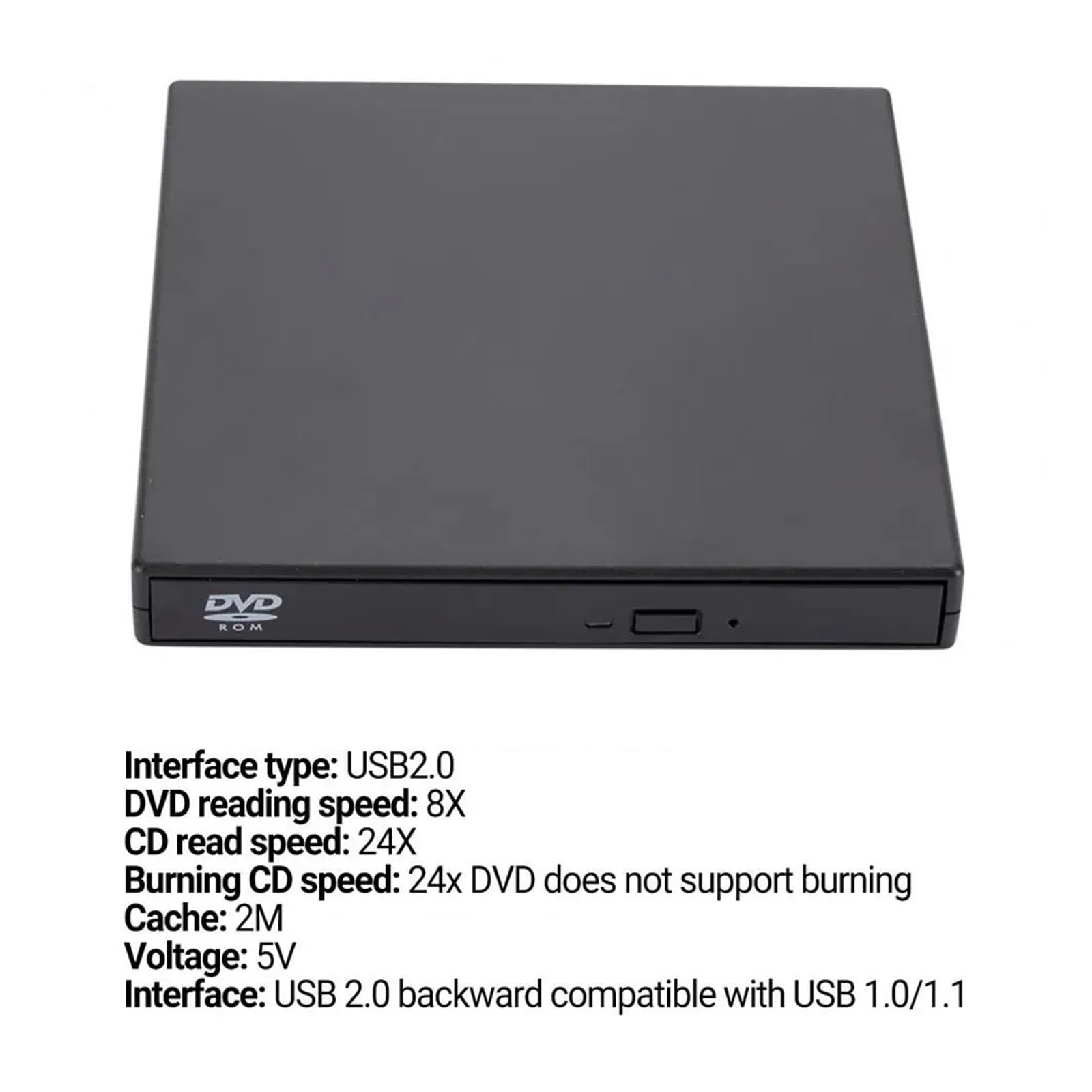 Odtwarzacz DVD Dla Telewizora Przenośne Odtwarzacze CD Kompaktowy Obsługujący Rozdzielczość 1080P Full HD Zawiera Pilota Nadaje Się Do