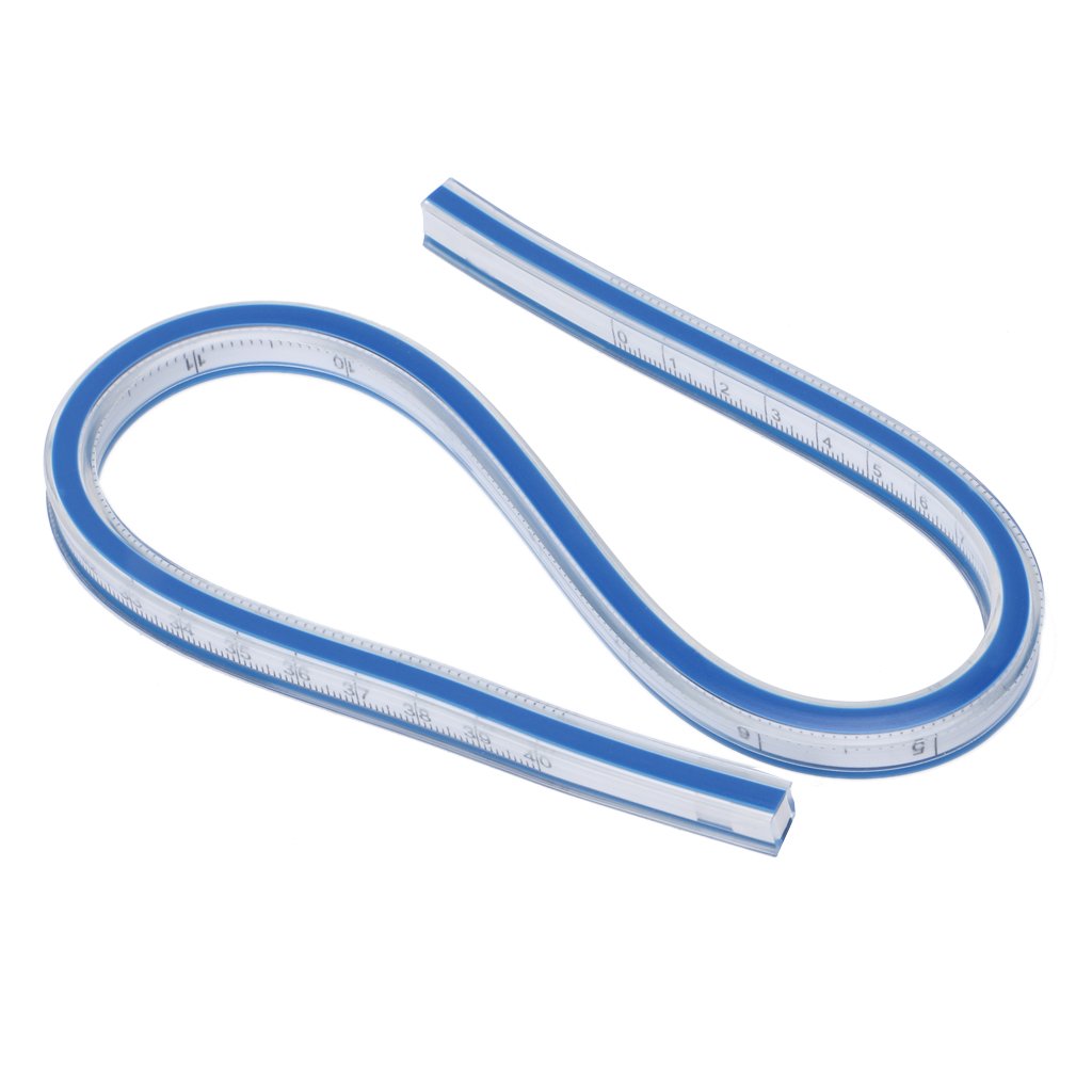 Hs Flexible Curve Ruler 50cm : Amazon.in: Office Products