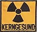 Produktbild KERNGESUND, Anti Atomkraft Atomic, Punk, Rocker Aufnäher Aufbügler