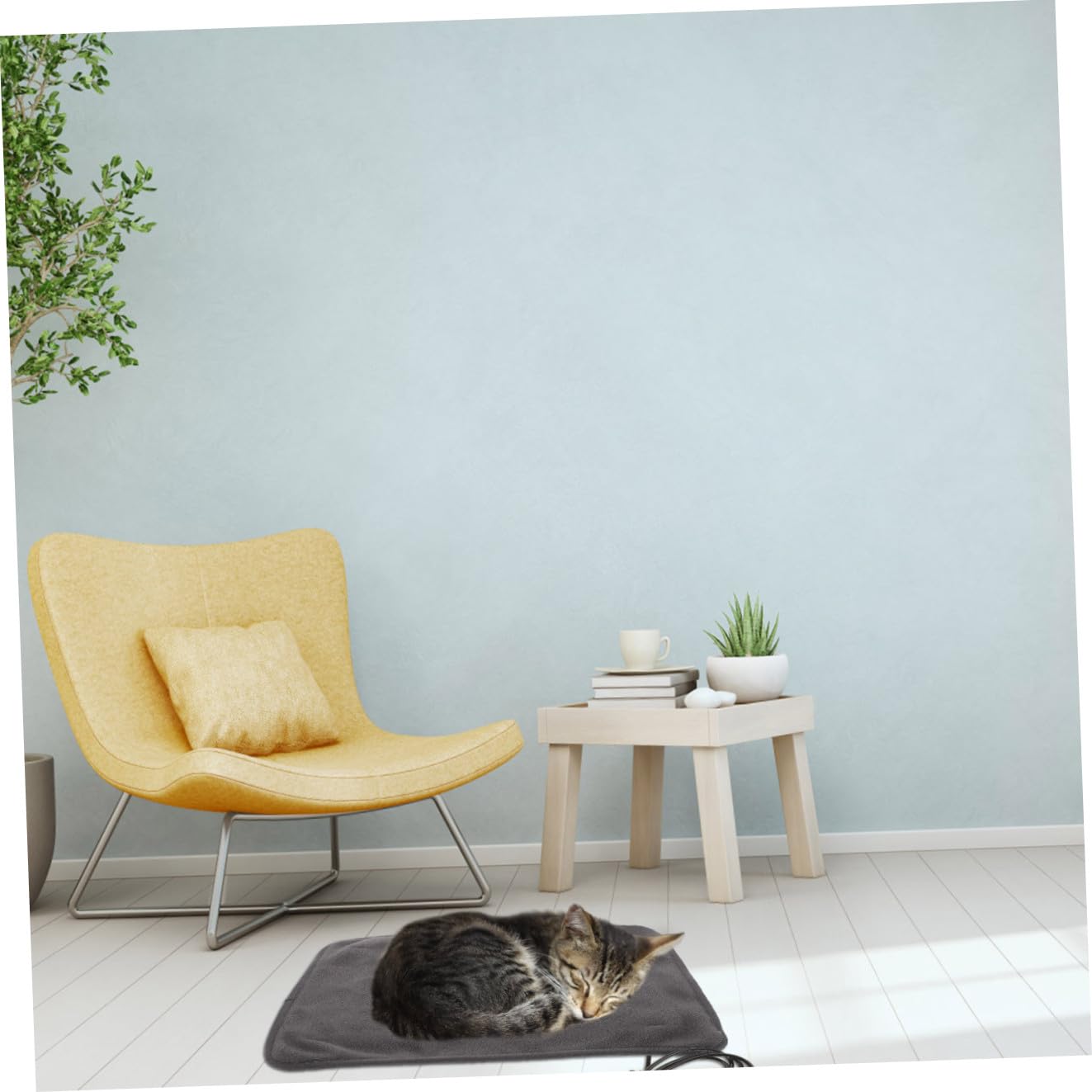 UKCOCO Tapis Chauffant USB pour Animaux, Coussin de Couchage en Polyester