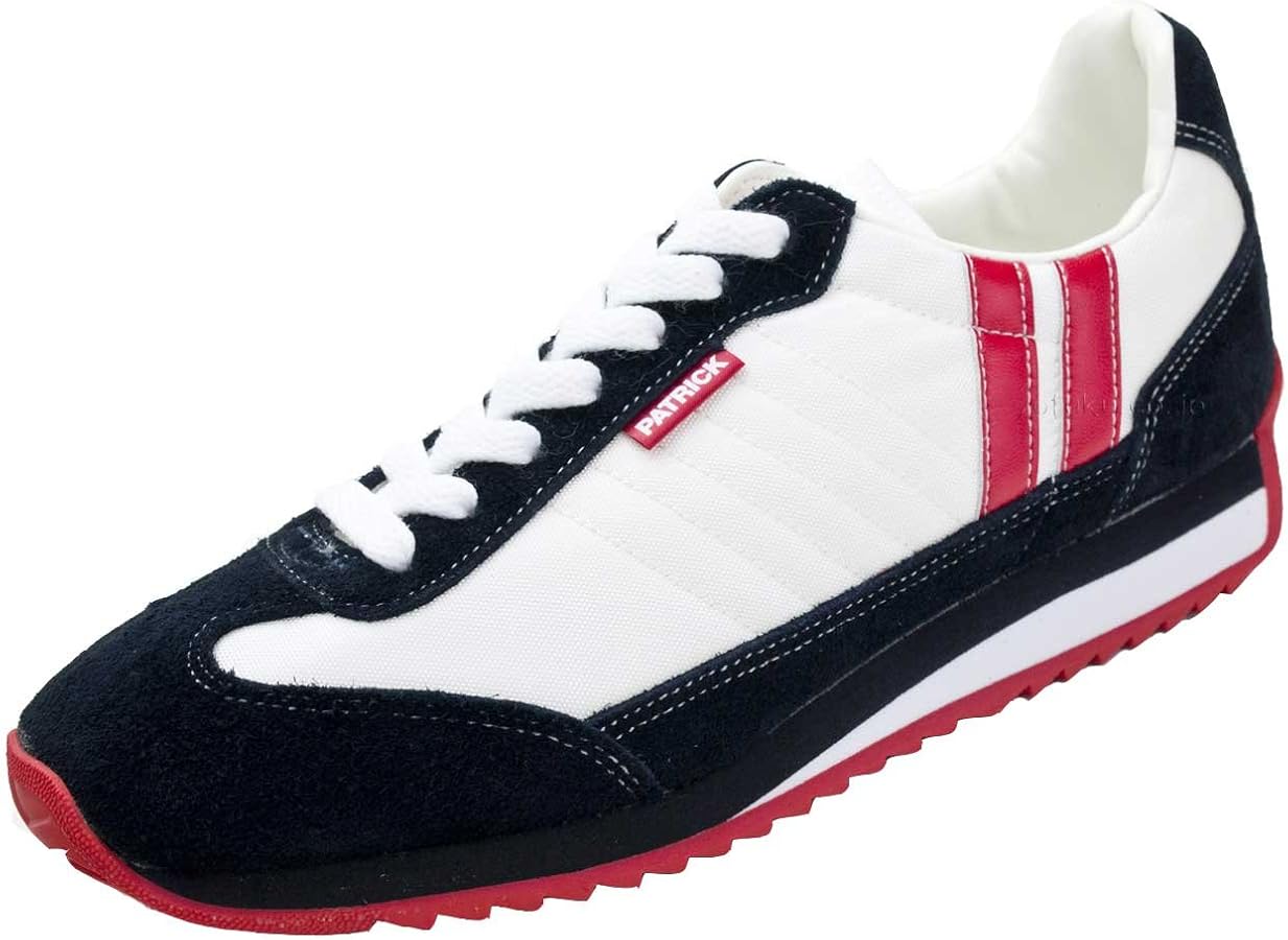 Patrick パトリック MARATHON メンズスニーカー(マラソン) 9420 WHT ホワイト Amazon | [パトリック] マラソン ホワイト MARATHON WHT 9420 (22.5 cm
