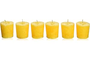 Aroma Naturals Essential Oil Votive Candles 6 Count