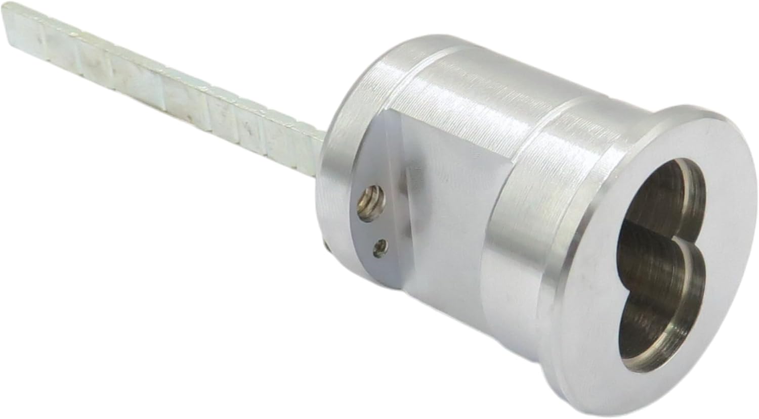 elox SFIC Rim Cylinder Housing for Panic Exit Devices, with Mounting Plate, Screws and Cylinder Guard Ring, Size: 1-3/8" (Core Not Included)