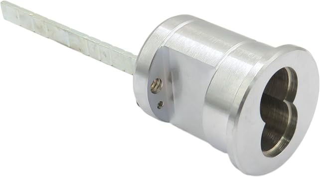 elox SFIC Rim Cylinder Housing for Panic Exit Devices, with Mounting Plate, Screws and Cylinder Guard Ring, Size 1-3/8" Core Not Included
