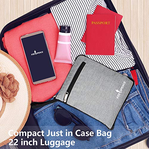 Gym Duffle Bag, with Shoe Compartment and Wet Pocket for Women Swim Sports Travel Gym Bag, 19.3 inch (Grey)