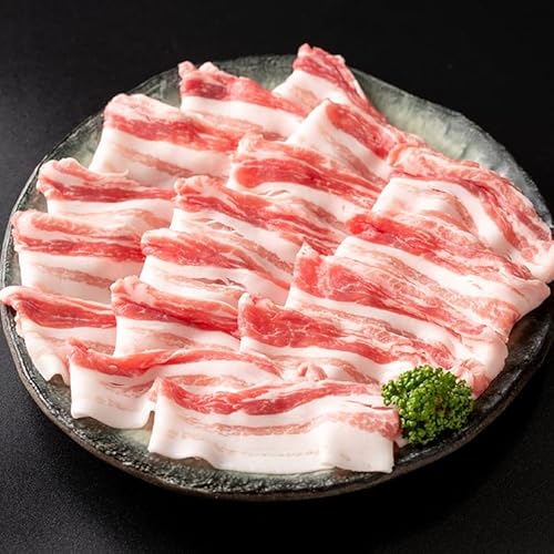 [伊佐の日・寄附額改定]堀ノ内商会 [2026年1月発送分(1月中に発送)]鹿児島県産!鹿児島黒豚バラ すき焼き・しゃぶしゃぶ用(計800g・4〜5人前)